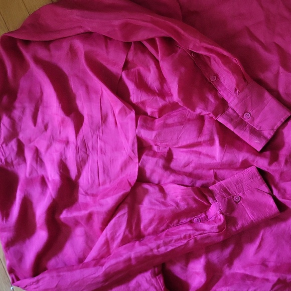 EUC Linen blend shirt H&M Studio Collection - Picture 3 of 7